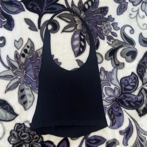Black crop top
